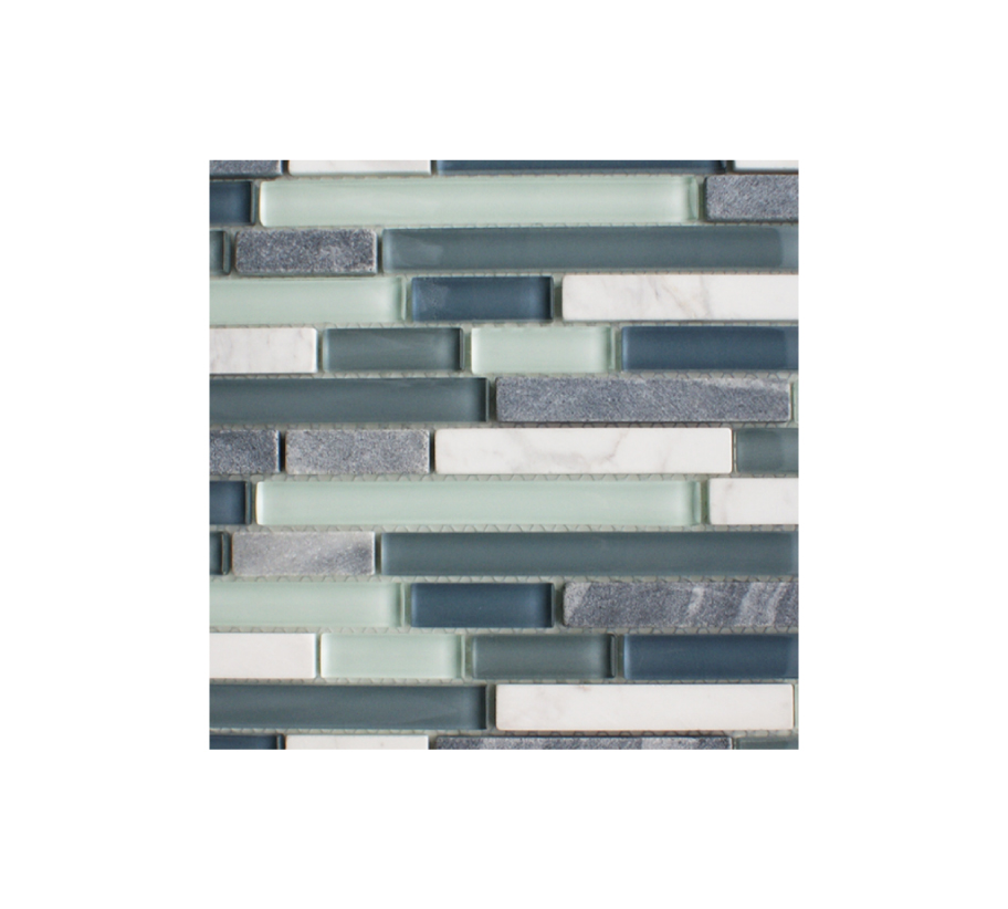 Quantock Glass and Stone Mosaic Tiles